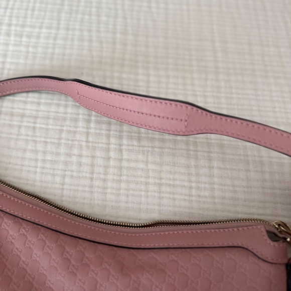 Gucci Hobo Microguccissima Pink Leather Shoulder Bag - Picture 8 of 12